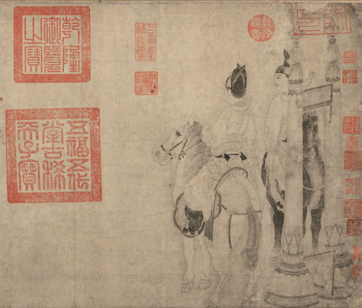 古画中的帝王 唐玄宗和嫔妃骑马打球 ——《明皇击球图》赏析|xiongmao体育(图3)
古画中的帝王 唐玄宗和嫔妃骑马打球 ——《明皇击球图》赏析|xiongmao体育(图3)