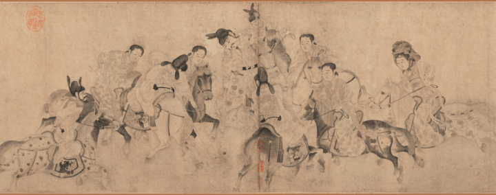 古画中的帝王 唐玄宗和嫔妃骑马打球 ——《明皇击球图》赏析|xiongmao体育(图5)
古画中的帝王 唐玄宗和嫔妃骑马打球 ——《明皇击球图》赏析|xiongmao体育(图5)