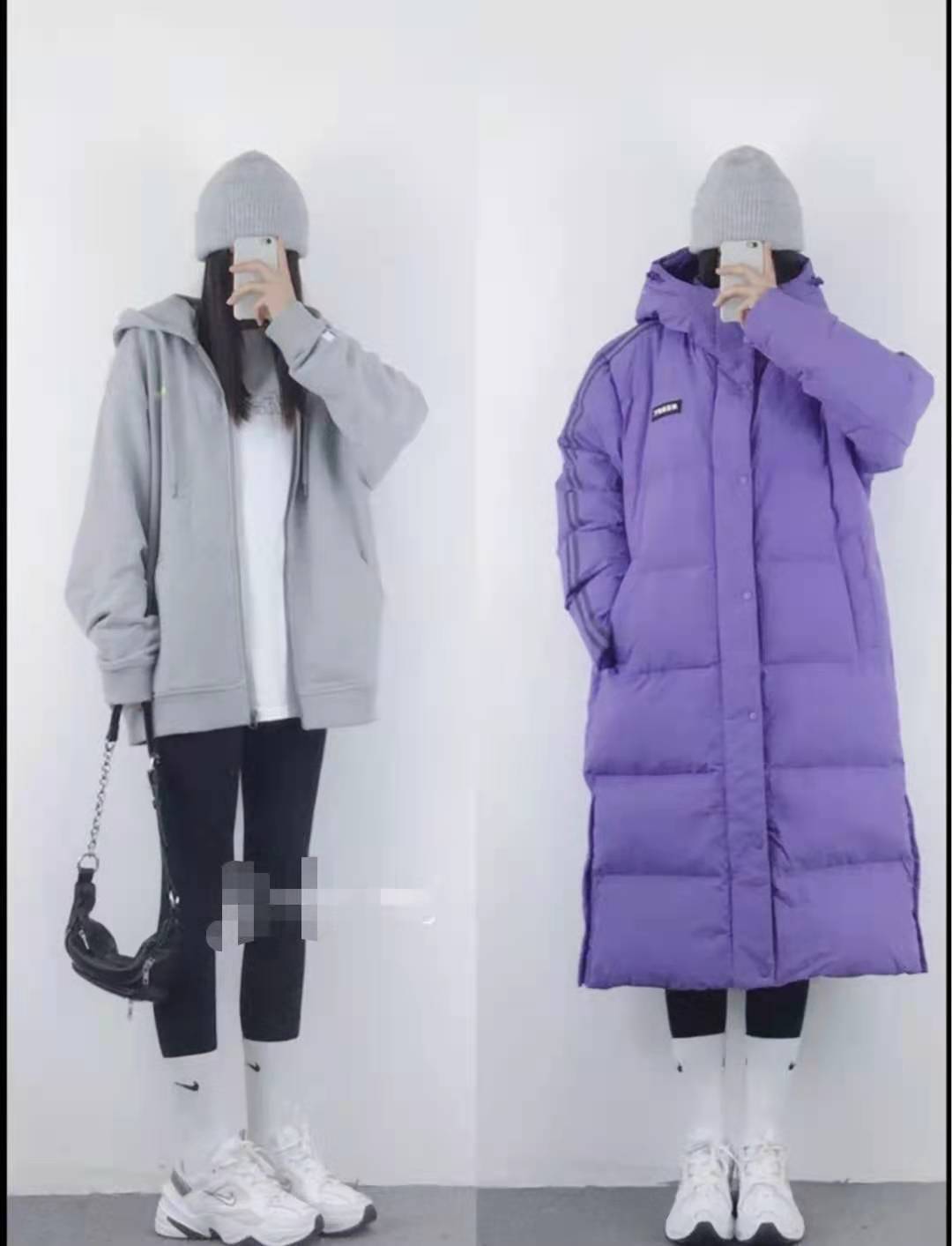 熊猫体育：
长款羽绒服怎么搭配裤子和鞋子悦目(图9)